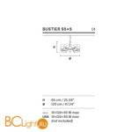 Люстра Masiero Bustier S5+5 V95 - Схема