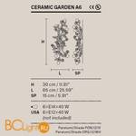 Настенный светильник Masiero Ceramic Garden A6 V13 - Схема