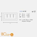 Бра Masiero Eclettica Click A1 RC - Схема