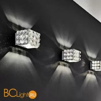 Настенный светильник Masiero Cubix A1 CUT CRYSTAL