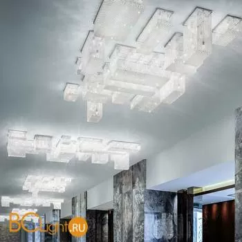 Потолочный светильник Masiero Cubo COMBO PL 16 200 RC TRANSPARENT CUT CRYSTAL