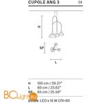 Люстра Masiero CUPOLE ANG 3 V33 - Схема