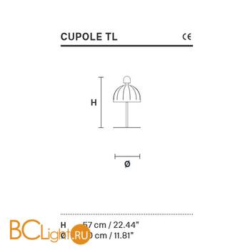 Настольная лампа Masiero Cupole TL V34 - Схема
