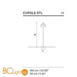 Торшер Masiero Cupole STL V34 - Схема