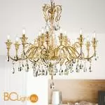 Люстра Masiero Classica Curli 10+5 G03 Swarovski elements