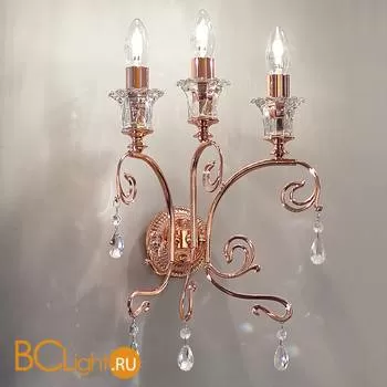 Бра Masiero Classica Curli A3 G09 Cut crystal