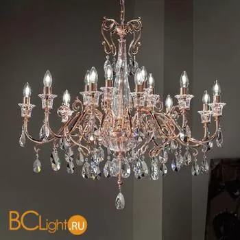 Люстра Masiero Classica Curli 10+5 G09 Cut crystal