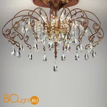 Потолочная люстра Masiero Classica Curli PL5 G09 Cut crystal