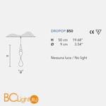 Декоративный элемент Masiero Dropop B50 V95 - Схема