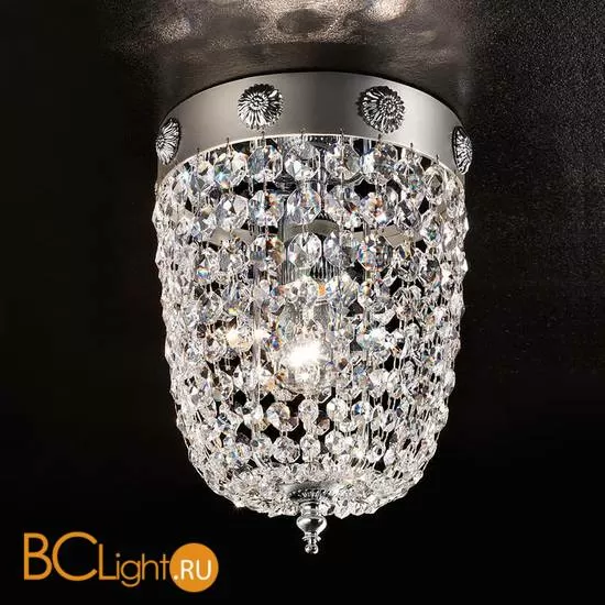 Потолочный светильник Masiero Elegantia PL1 G04-G06 Cut crystal