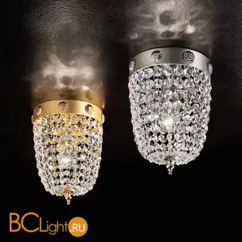 Потолочный светильник Masiero Elegantia PL1 G04-G06 Cut crystal - Фото 0