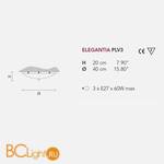 Потолочный светильник Masiero Elegantia PLV3 G04-G06 - Схема