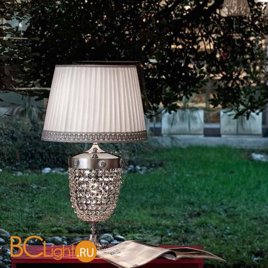 Настольная лампа Masiero Elegantia TL2G G04-G06 / PON/40/WH Swarovski elements
