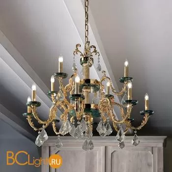 Люстра Masiero Eternity 8+4 G03 CUT CRYSTAL