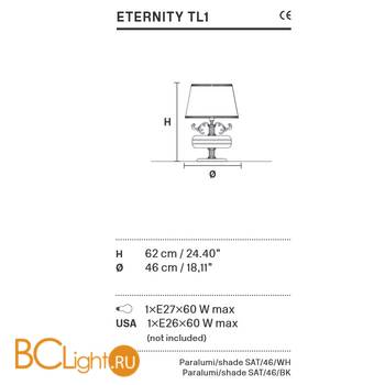 Настольная лампа Masiero Eternity TL1 G03 - Схема