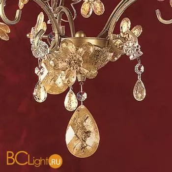 Люстра Masiero Classica Fiore di Foglia 3 P03 / SHA/12/BK - Фото 1