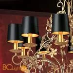 Люстра Masiero Classica Fiore di Foglia 10 P03 / SHA/12/BK - Фото 0