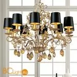 Люстра Masiero Classica Fiore di Foglia 10 P03 / SHA/12/BK