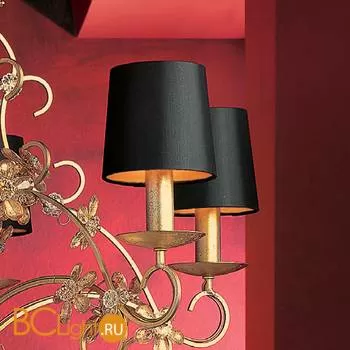 Люстра Masiero Classica Fiore di Foglia 6 P03 / SHA/12/BK - Фото 0