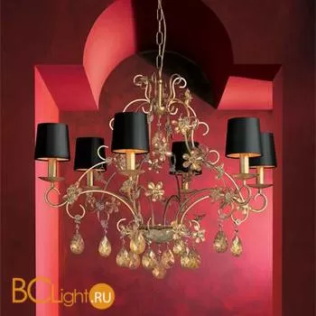 Люстра Masiero Classica Fiore di Foglia 6 P03 / SHA/12/BK