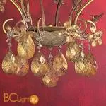 Люстра Masiero Classica Fiore di Foglia 6 P03 / SHA/12/BK - Фото 1