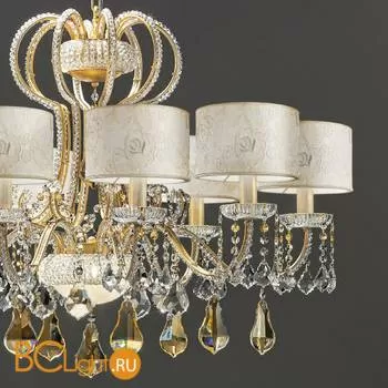 Люстра Masiero Gala 8+2 V13 SAT/17/ECRU - Фото 0