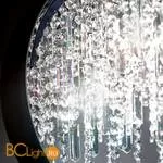 Подвесной светильник Masiero Giro S3 Nero Swarovski - Фото 0