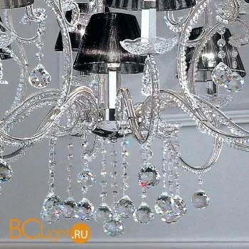 Люстра Masiero Classica IlCristallo 16 G04 / ORG/16/BK Swarovski elements - Фото 1