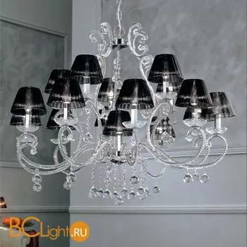 Люстра Masiero Classica IlCristallo 16 G04 / ORG/16/BK Swarovski elements