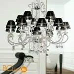Люстра Masiero Classica IlCristallo 16 G04 / ORG/16/BK Cut crystal