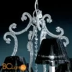 Люстра Masiero Classica IlCristallo 8 G04 / ORG/16/BK Swarovski elements - Фото 2