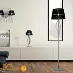 Торшер Masiero Classica IlCristallo STL1 G04 / ORG/40/BK