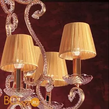 Люстра Masiero Classica IlCristallo 8 G03 / ORG/16/AMB Swarovski elements - Фото 0