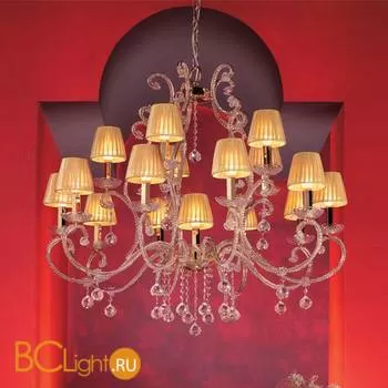 Люстра Masiero Classica IlCristallo 16 G03 / ORG/16/AMB Swarovski elements