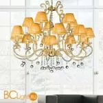 Люстра Masiero Classica IlCristallo 16 G03 / ORG/16/AMB Swarovski elements - Фото 0