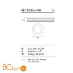 Потолочный светильник Masiero Impero & Deco VE 760/PL14 RD Cut - Схема