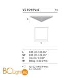 Потолочный светильник Masiero Impero & Deco VE 809/PL12 Cut - Схема