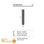 Потолочный светильник Masiero Impero & Deco VE 840/PL 8 Cut - Схема