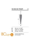 Подвесной светильник Masiero Impero & Deco VE 892 S6 TRASP Cut - Схема