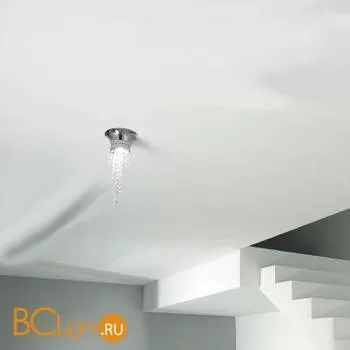 Потолочный светильник Masiero Eclettica Kioccia PL1 L G04 /TR/Swarovski ELEMENTS