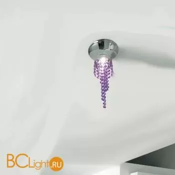 Потолочный светильник Masiero Eclettica Kioccia PL1 L G04 /VI/CUT CRYSTAL