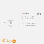 Встраиваемый светильник Masiero Lizzi SPOT V13 - Схема