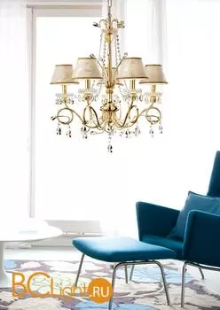 Люстра Masiero Classica Lup 5 G02 / DAM/16/IV Swarovski elements - Фото 3