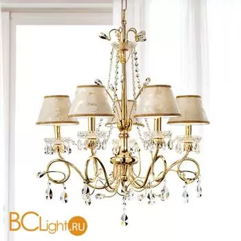 Люстра Masiero Classica Lup 5 G02 / DAM/16/IV Swarovski elements