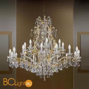Люстра Masiero Ottocento VE 952 24+1 Half cut glass VE 952/24+1/HCG