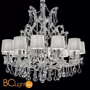 Люстра Masiero Maria Teresa VE 915/12 MT CUT CRYSTAL SAT/14/WH