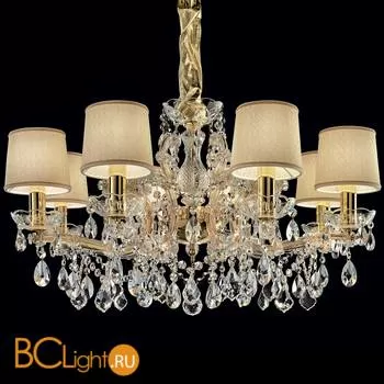 Люстра Masiero Maria Teresa VE 961/8 MT CUT CRYSTAL DAM/12/GD-CREAM