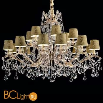 Люстра Masiero Maria Teresa VE 986/18 MT CUT CRYSTAL DAM/14/GD-GD