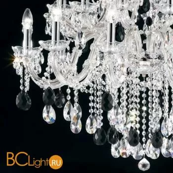 Люстра Masiero Ottocento VE 918/30 CG tr+black - Фото 0