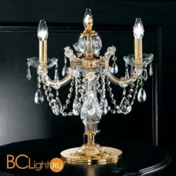 Настольная лампа Masiero VE 944/TL3 MT CRYSTALS FROM SWAROVSKI